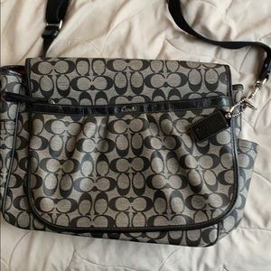 Coach messenger bag.
